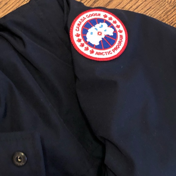 Canada Goose Large NEW Langford Men's Atlantic Navy Hooded Jacket - Picture 6 of 12